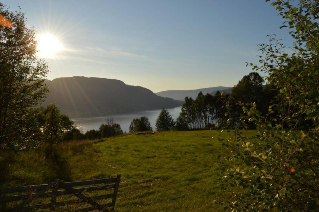 Stille Og Fredelig Ved Fjord Og Fjell Valsøybotn Exteriér fotografie
